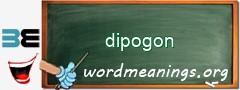 WordMeaning blackboard for dipogon